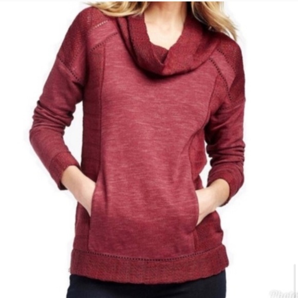 Lucky Brand Drapey Swit Mix Pullover Sweater - Picture 3 of 3